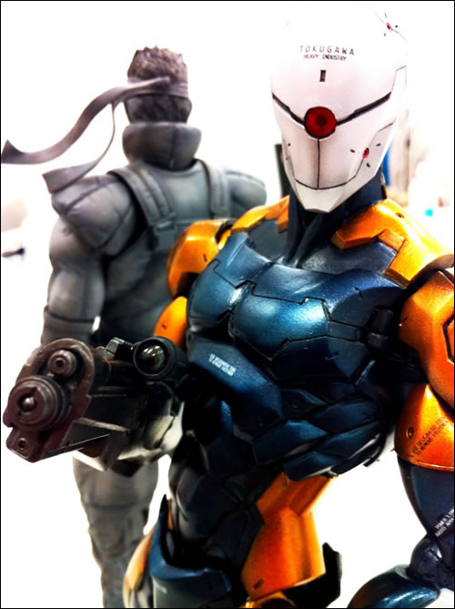 Gray Fox et Solid Snake en Figurine