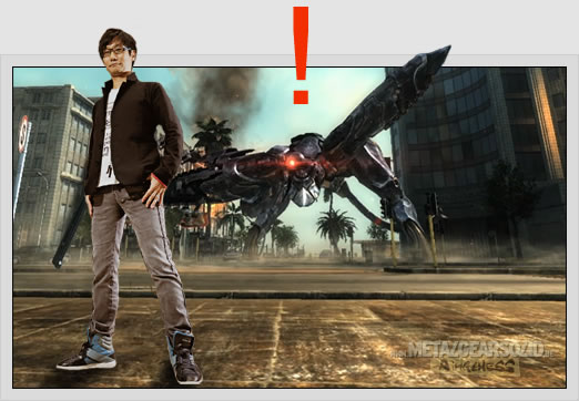 Hideo Kojima et Ray Metal Gear Rising Revengeance