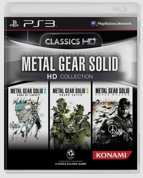 Jaquette europenne Metal Gear Solid HD Collection