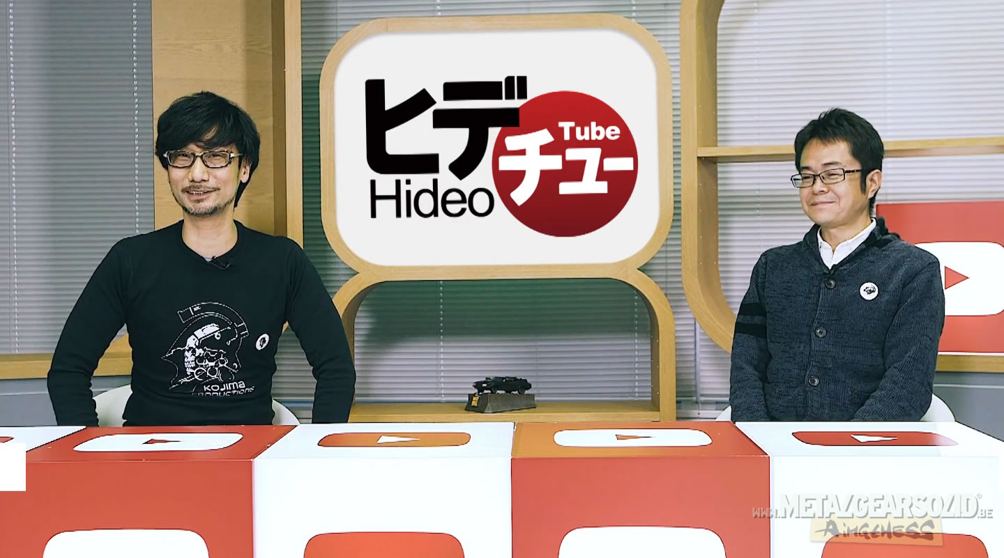 Le premier pisode du HideoTube disponible, la nouvelle mission de Kojima Productions