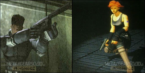 Premires images de 3D de synthse de Metal Gear Solid Snake et Meryl