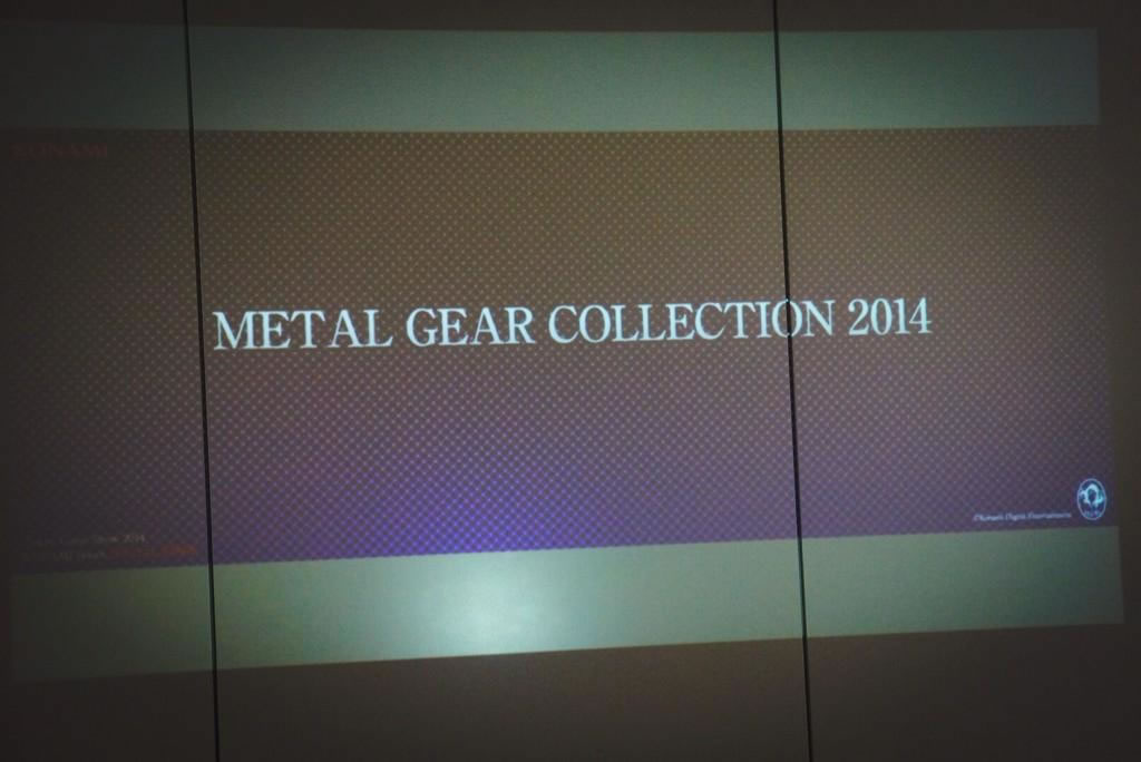 Metal Gear Collection 2014 en approche au TGS