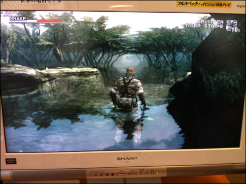 Hideo Kojima teste Metal Gear Solid 3 HD