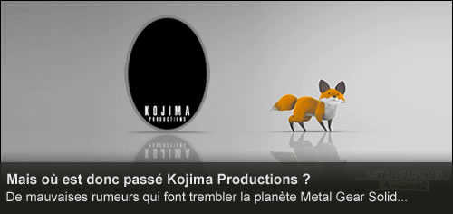 Mais o est donc pass Kojima Productions ?