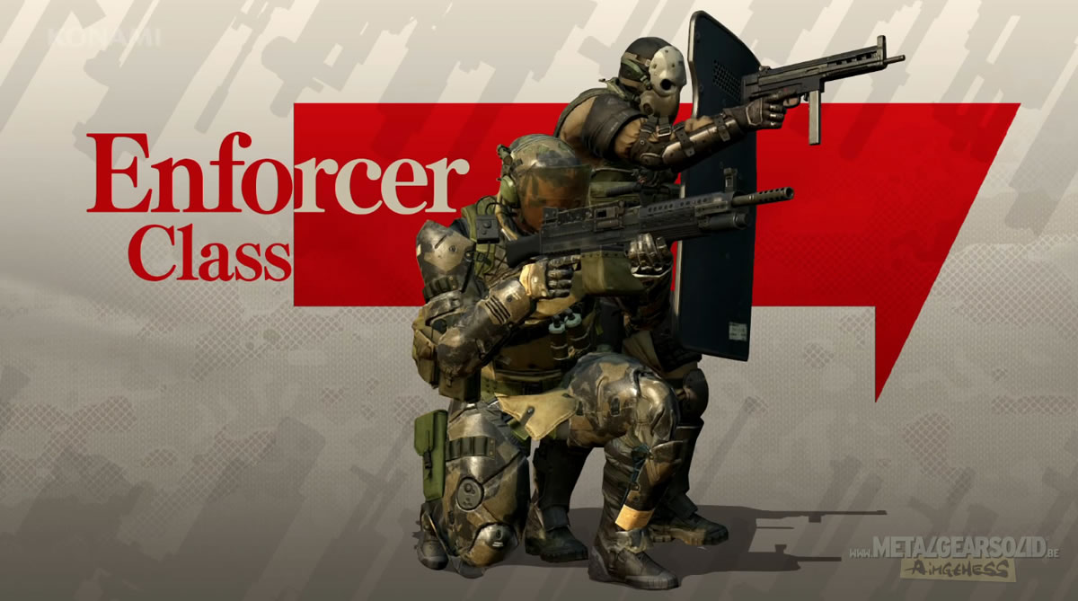 Les classes de Metal Gear Online (MGSV TPP) et le suivi des dveloppeurs