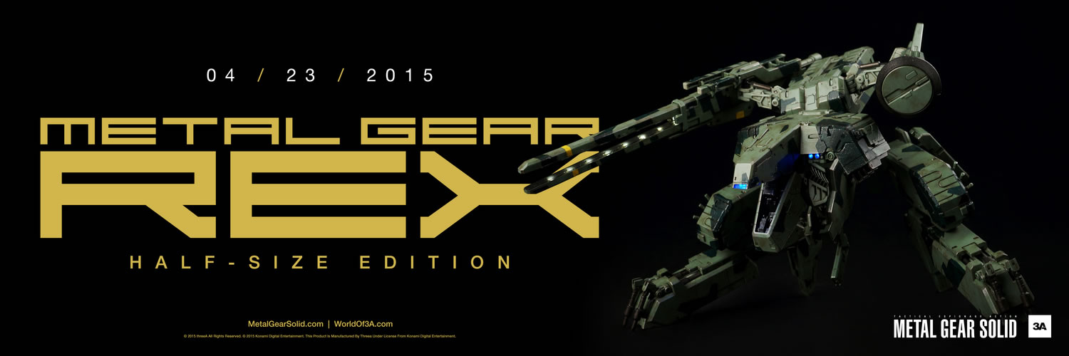 Un prix pour le petit Metal Gear Rex de ThreeA