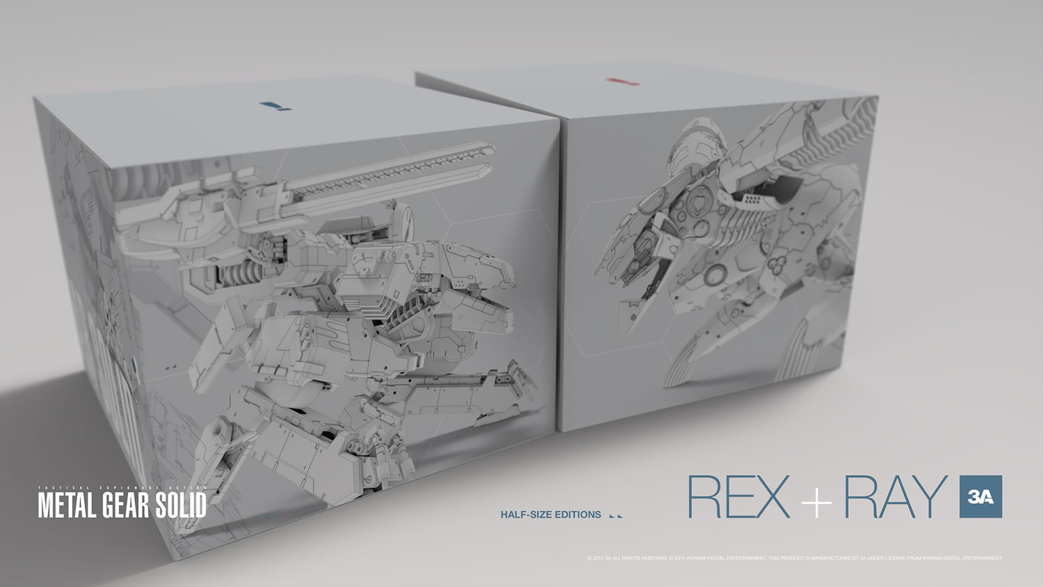 Les petits Metal Gear Rex et Metal Gear Ray de ThreeA en vente le 23 avril 2015