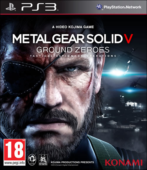 La jaquette europenne de Metal Gear Solid V : Ground Zeroes