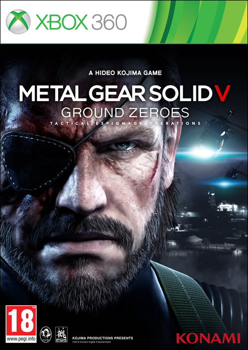 La jaquette europenne de Metal Gear Solid V : Ground Zeroes