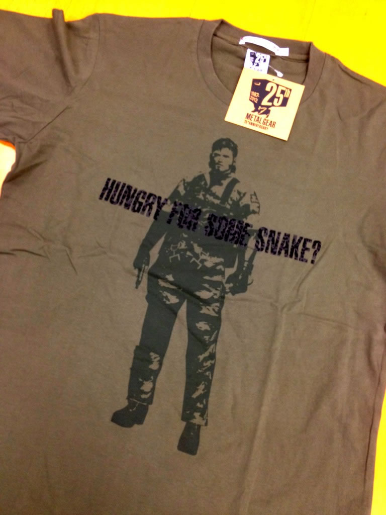 Des t-shirts pour les 25 ans de Metal Gear