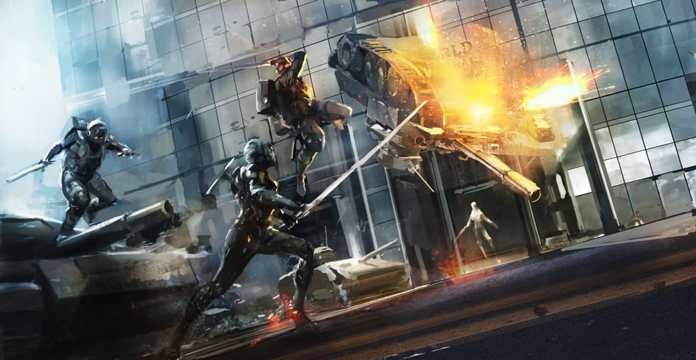 artworks de Metal Gear Solid Rising