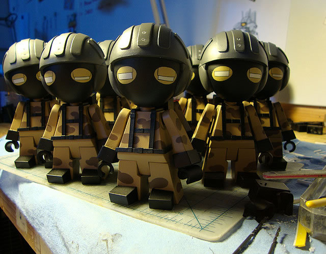 Rohby et Metal Gear Solid au Toy Art Galery