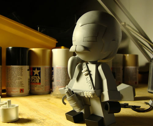 Rohby et Metal Gear Solid au Toy Art Galery